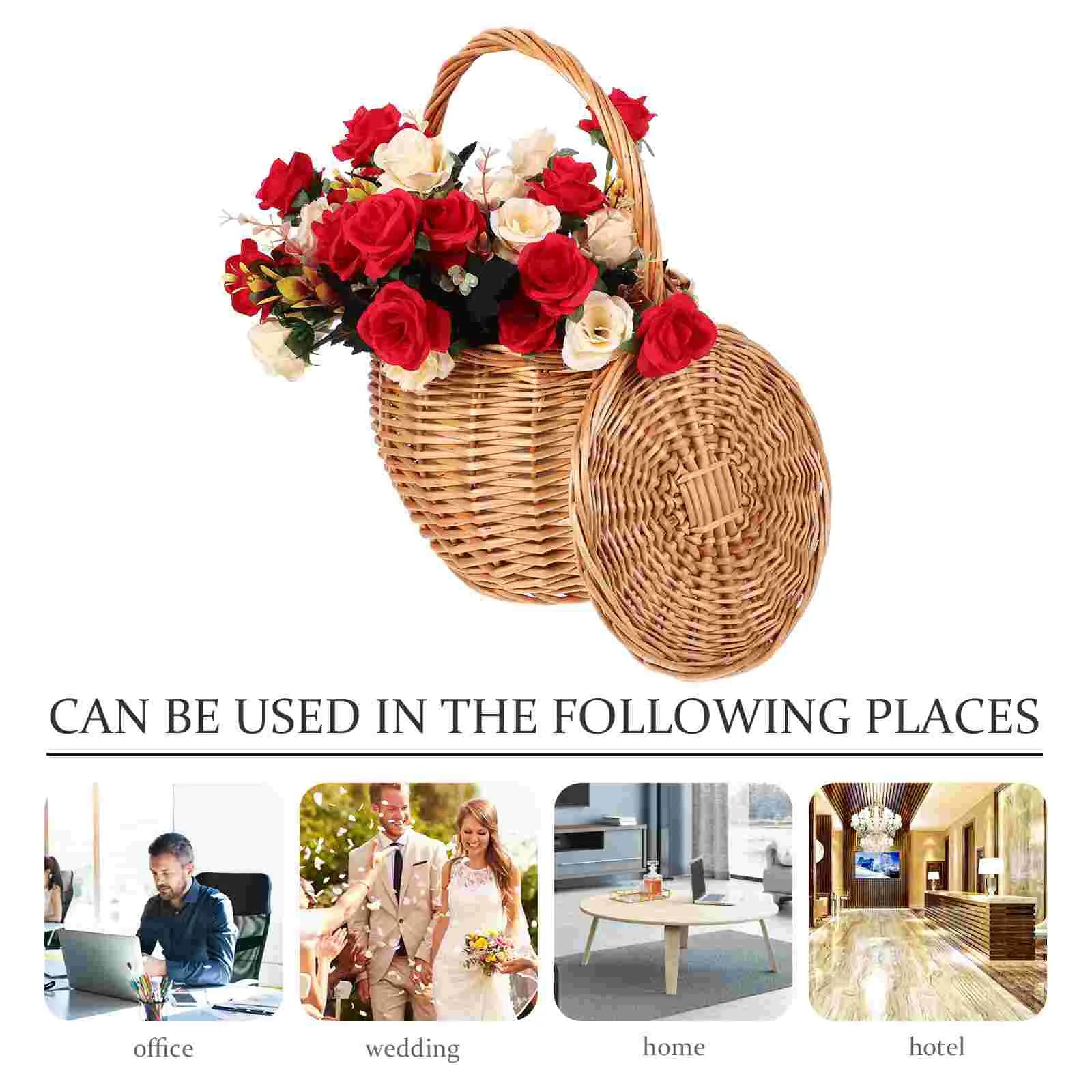 Handwoven Wicker Storage Basket
