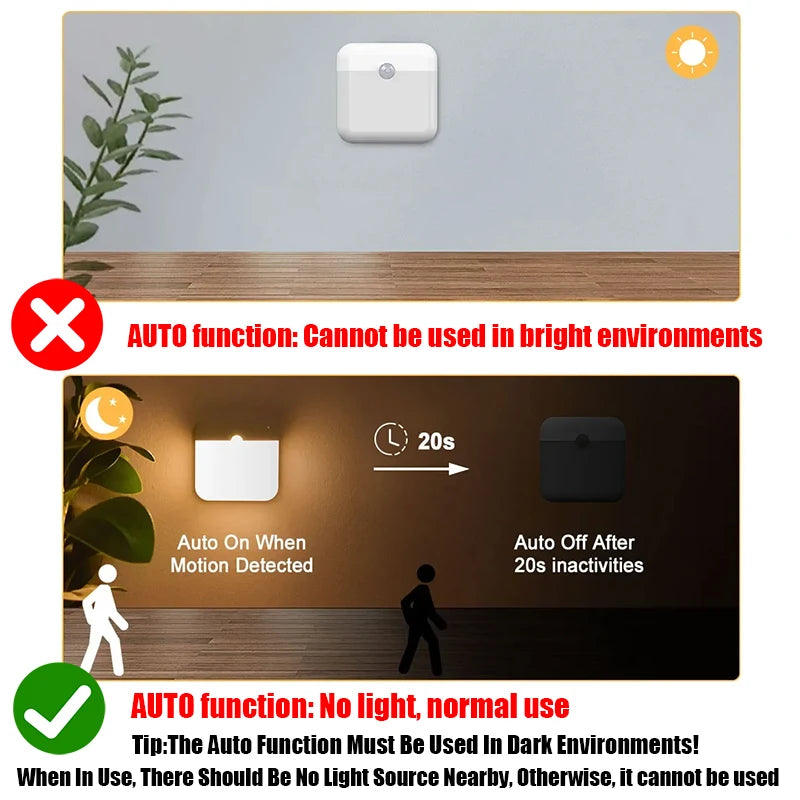 Rechargeable Motion Sensor Lantern Light