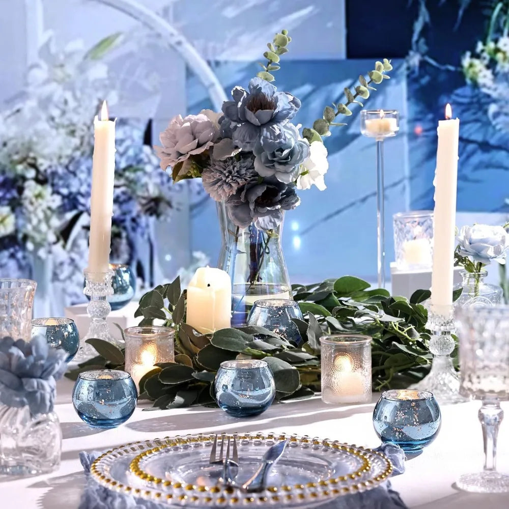 Mercury Glass Votive Candle Holders