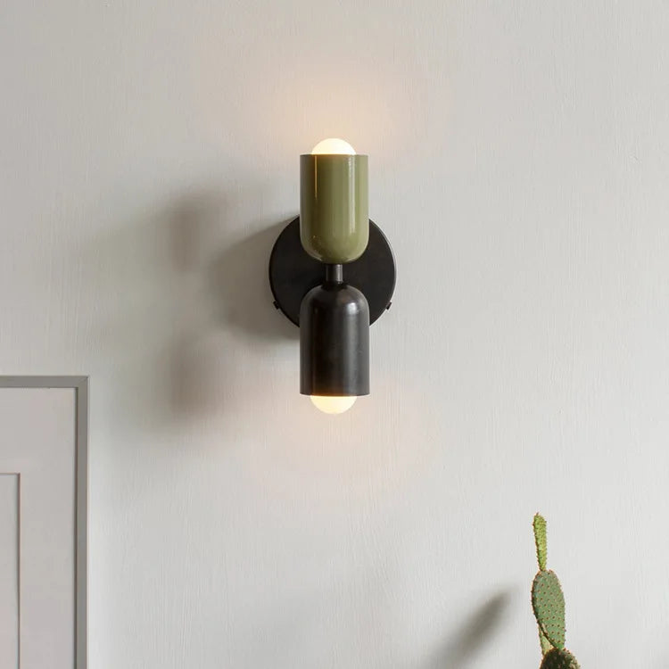 Nordic Wall Lamp LED Simple Macaron wall light Home Indoor Lights Bedroom Bedside Study Living Room Decoration Lighting Fixtures