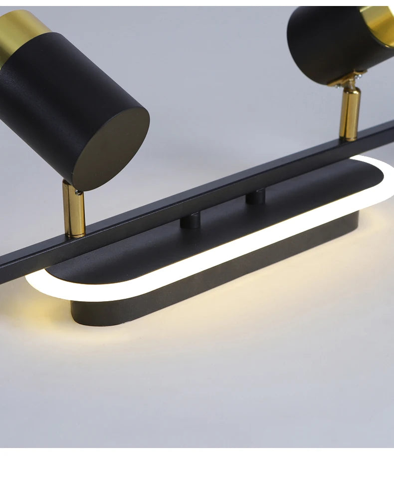 Long Linear LED Spotlight Chandelier