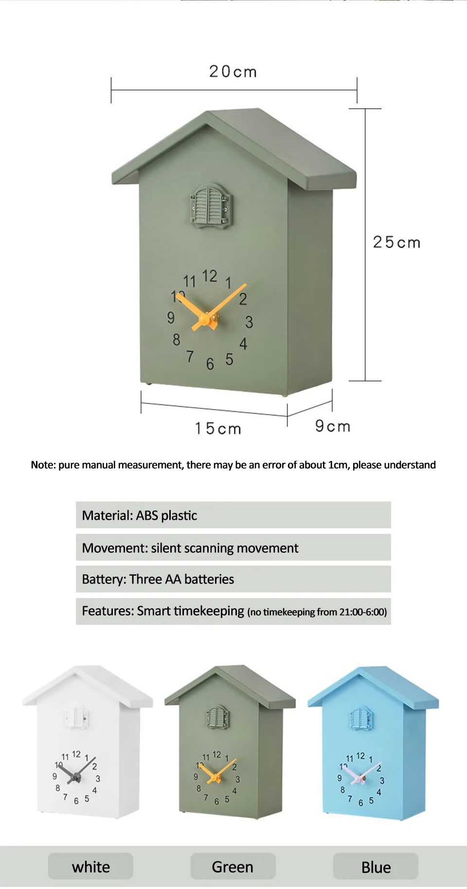 Cuckoo Bird Quartz Wall Clock