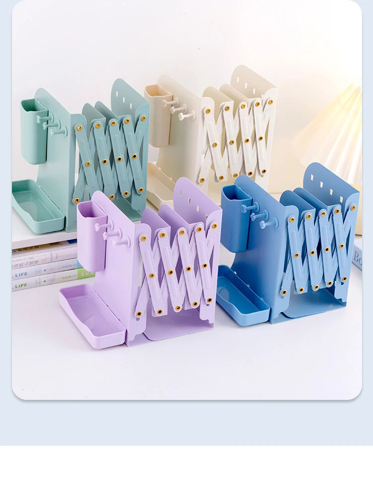 Expandable Desktop Bookstand With Pen Holder