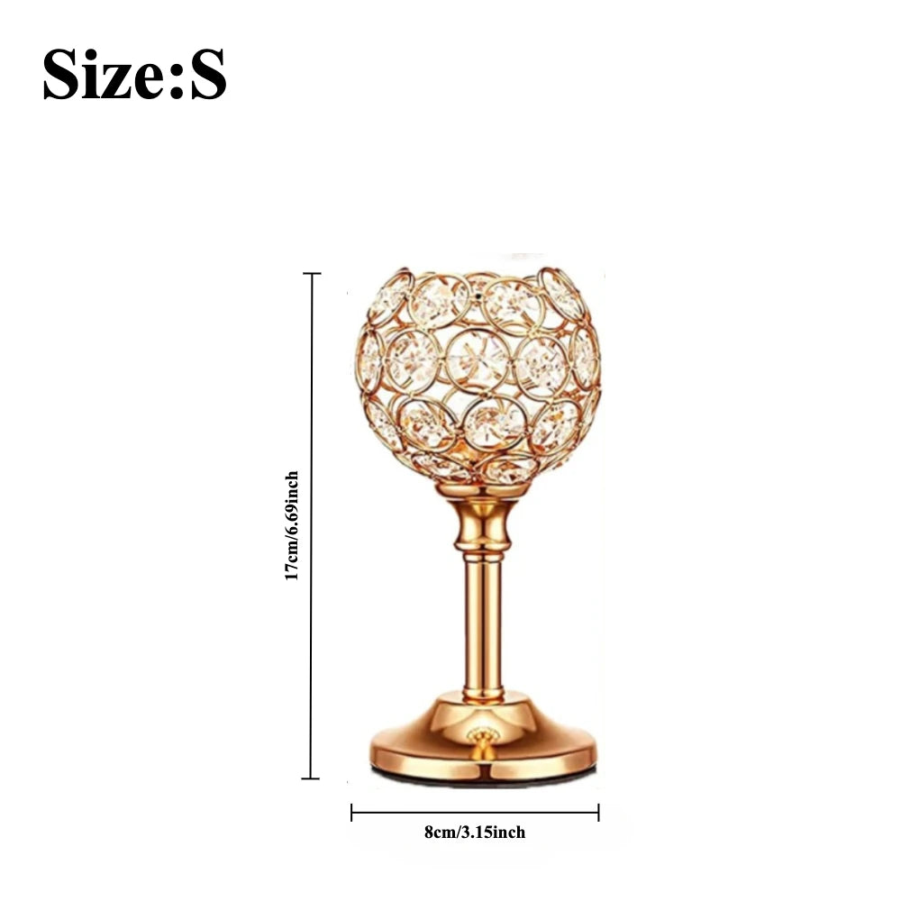 Crystal Tealight Candle Holders