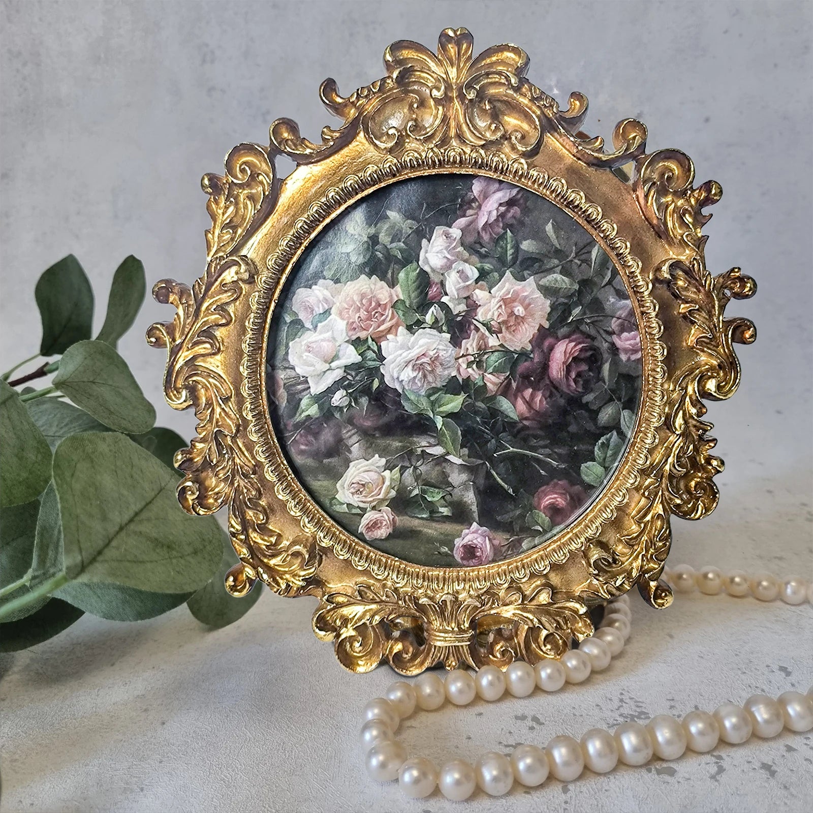 Ornate Vintage Gold Picture Frame
