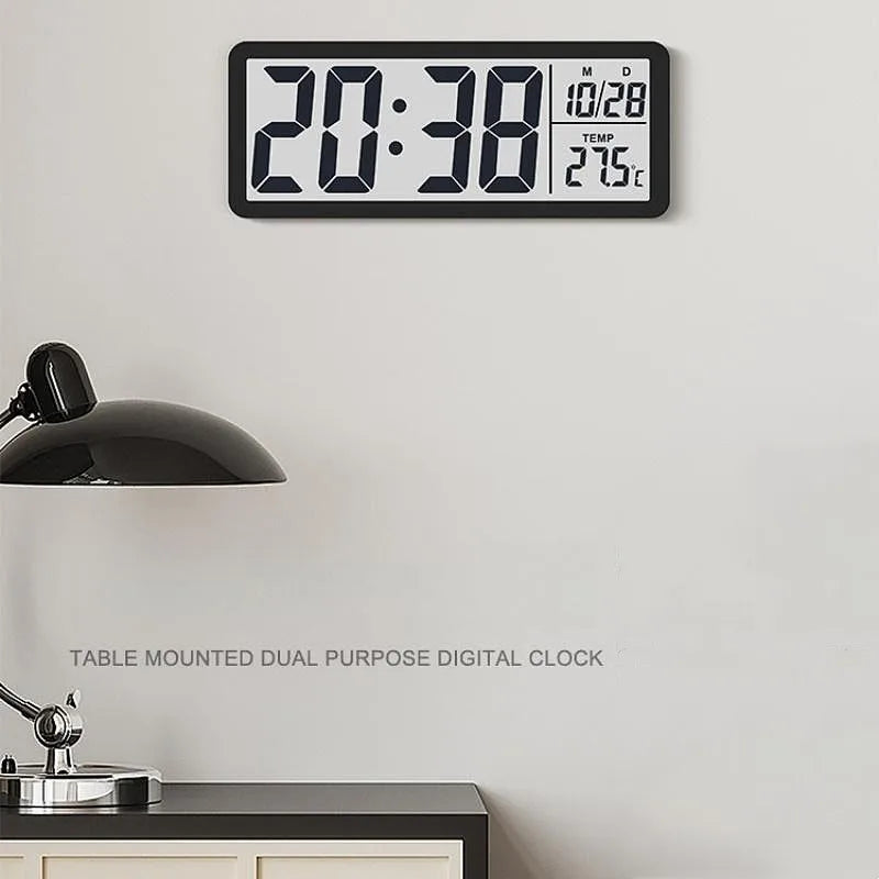 Digital LCD Desk and Wall Clock