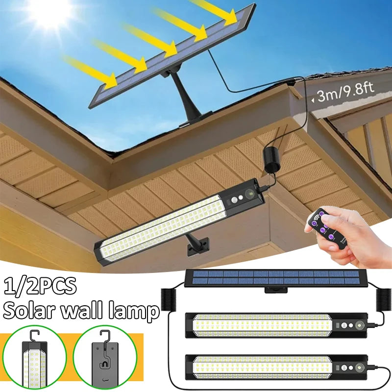 Solar Motion Sensor Wall Lamp