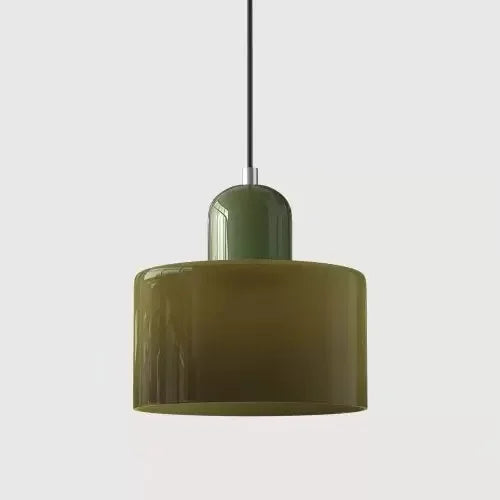 Vintage Stained Glass Chandelier for Bedside and Dining