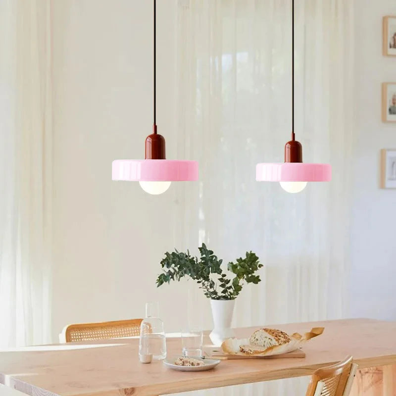 Nordic Retro Glass Pendant Light