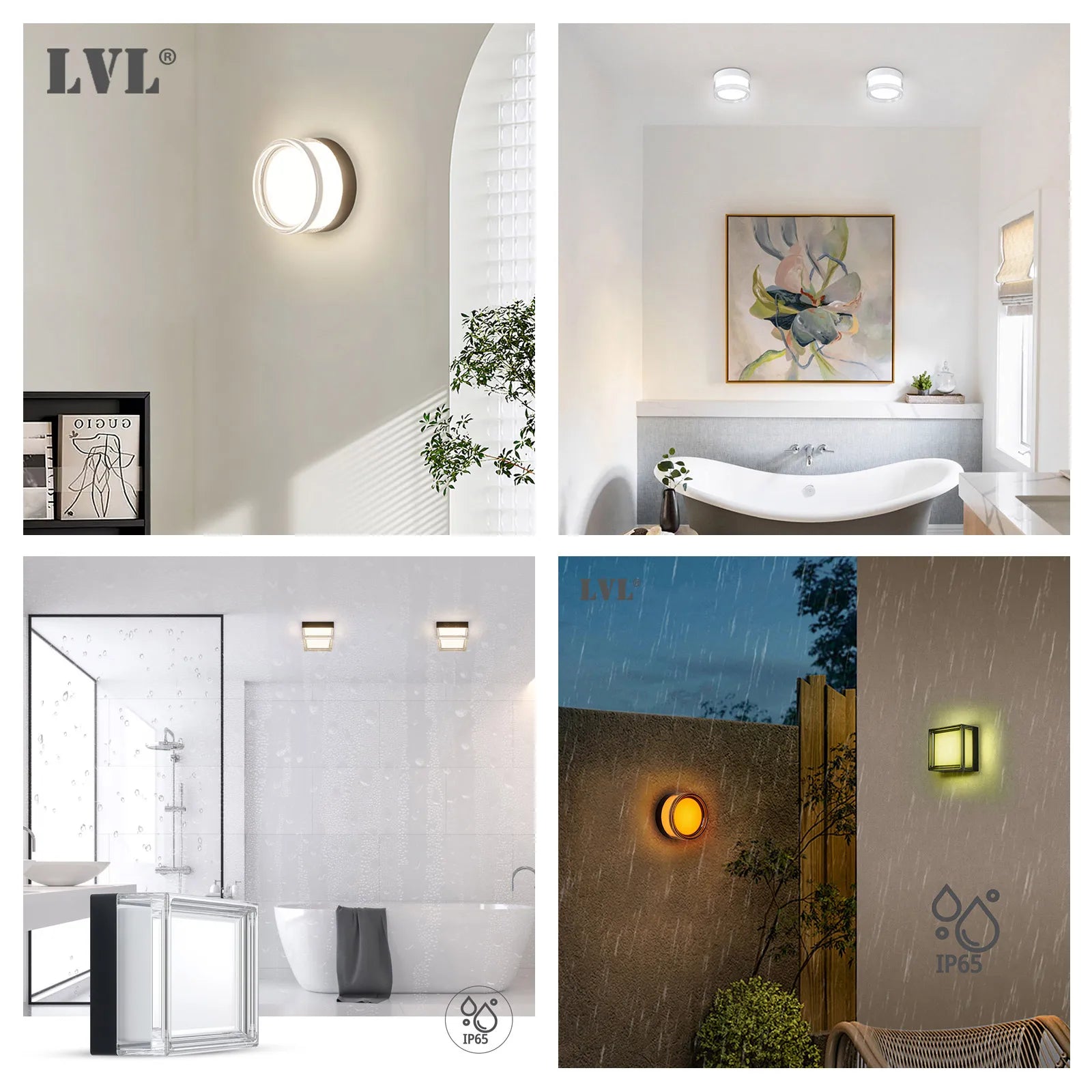 Modern 9W LED Outdoor Wall Lamp