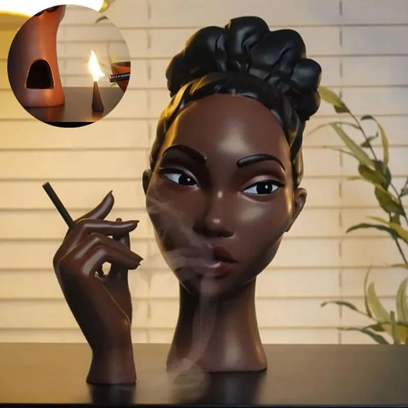 Resin Head Censer Incense Stick Holder