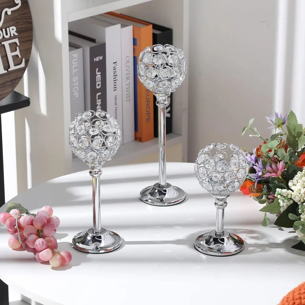 Crystal Tealight Candle Holders