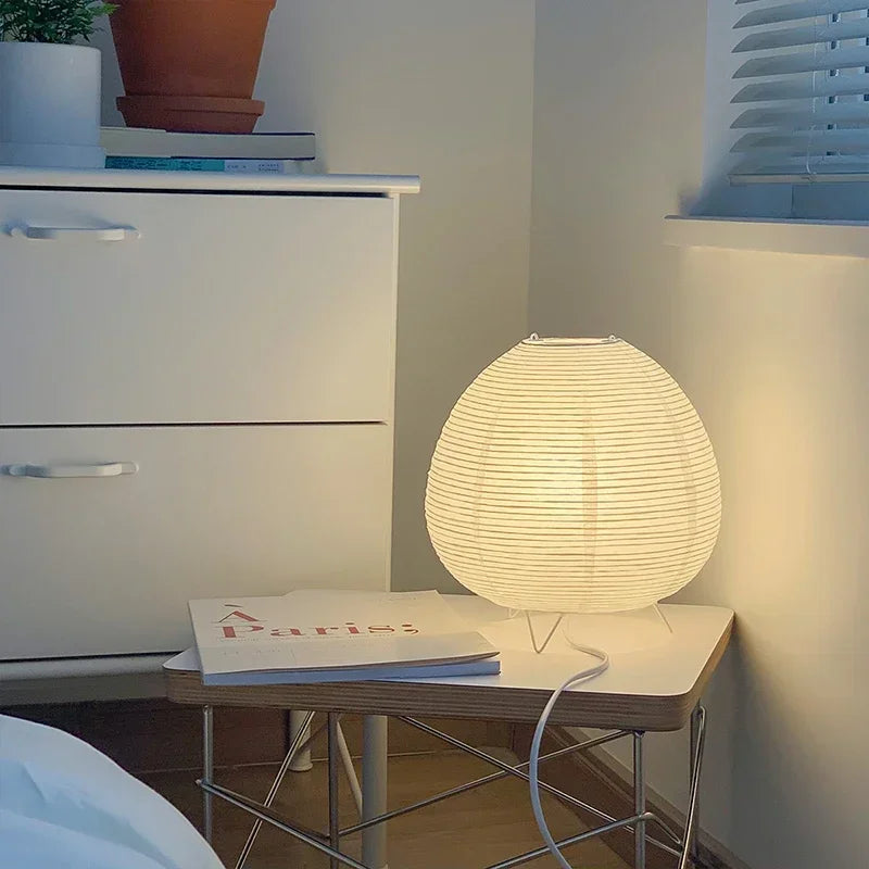 Japanese Rice Paper Lantern Lamp