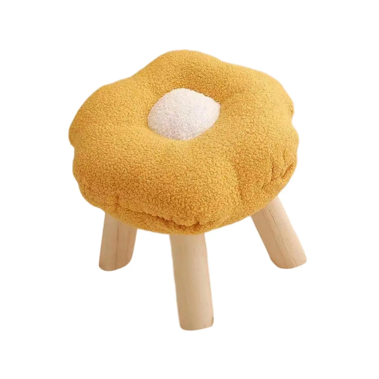 Wooden Small Foot Stool, Non Slip Footrest