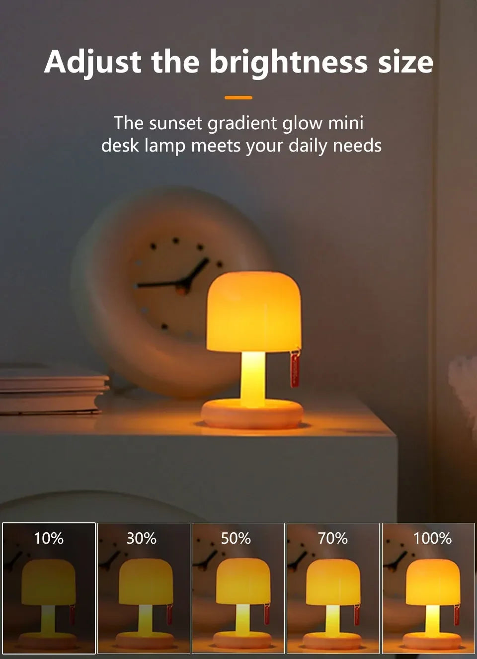 Sunset Night Lamp Mini Desktop Creative USB