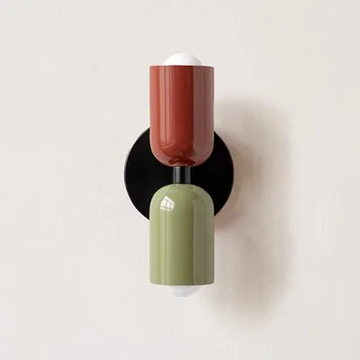 Nordic Wall Lamp LED Simple Macaron wall light Home Indoor Lights Bedroom Bedside Study Living Room Decoration Lighting Fixtures