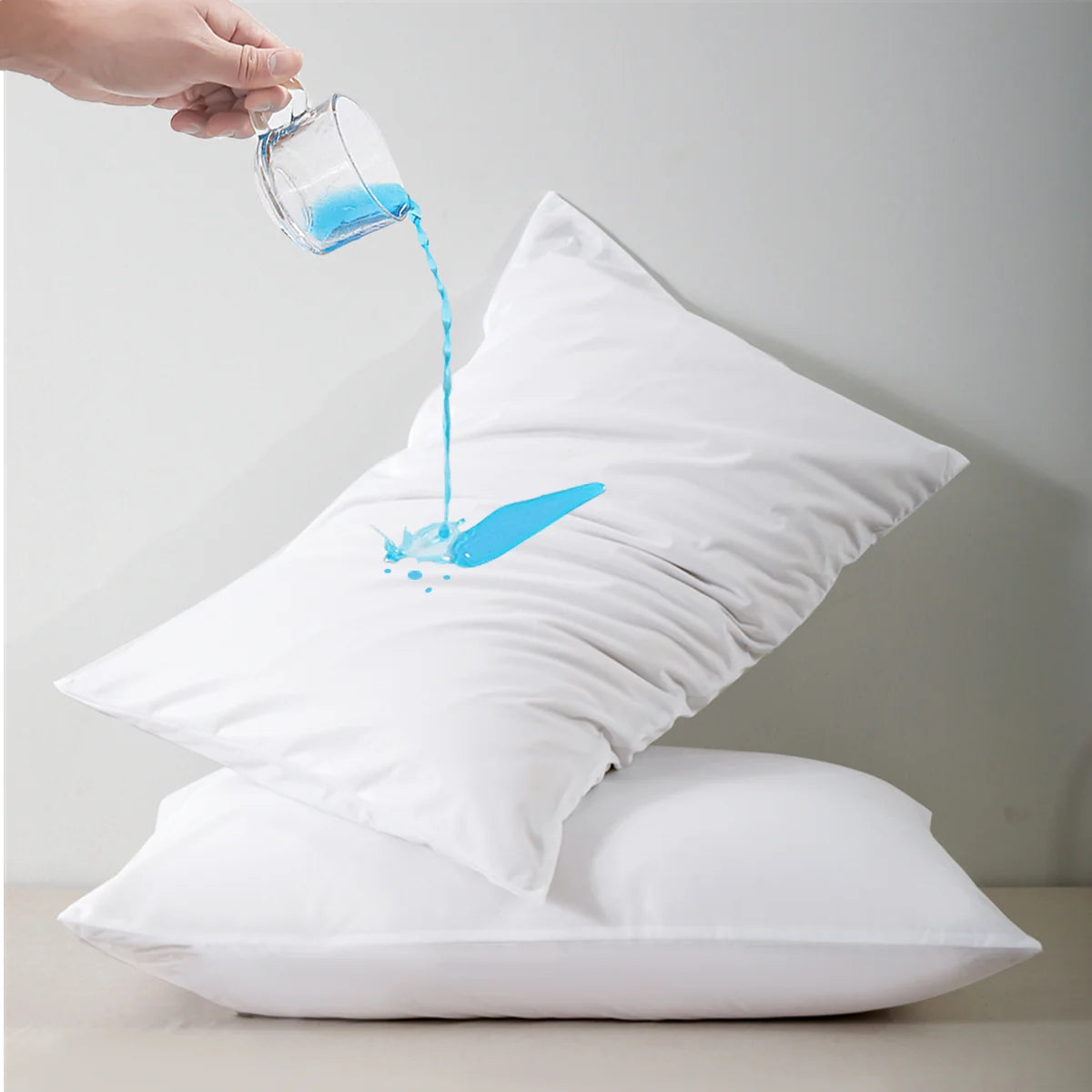 Waterproof Zippered Pillow Protector Set