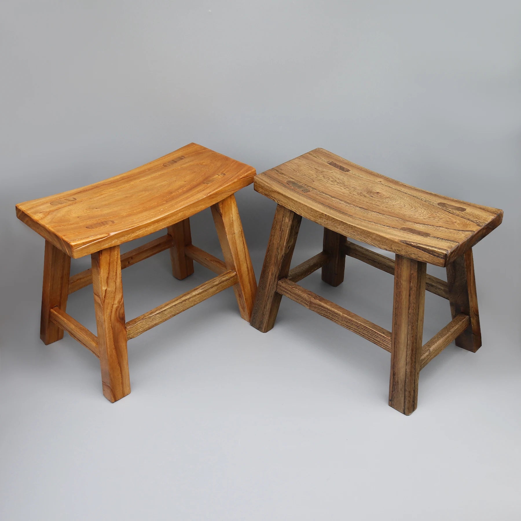 Mortise and Tenon Solid Wood Stool