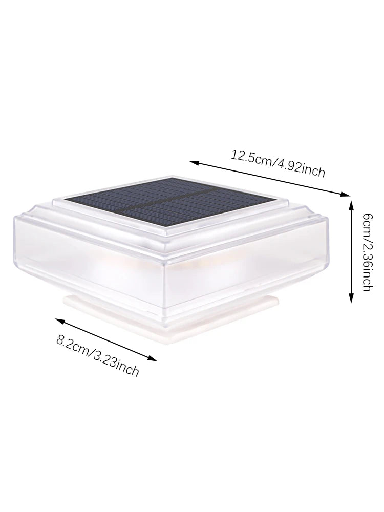 Solar Post Cap Fence Light