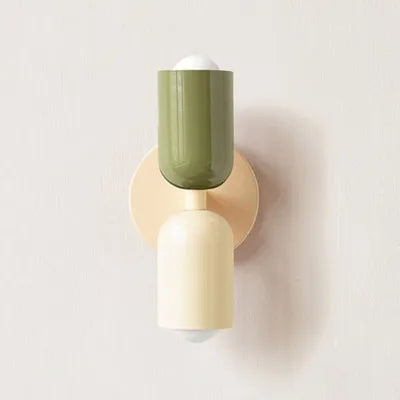 Nordic Wall Lamp LED Simple Macaron wall light Home Indoor Lights Bedroom Bedside Study Living Room Decoration Lighting Fixtures