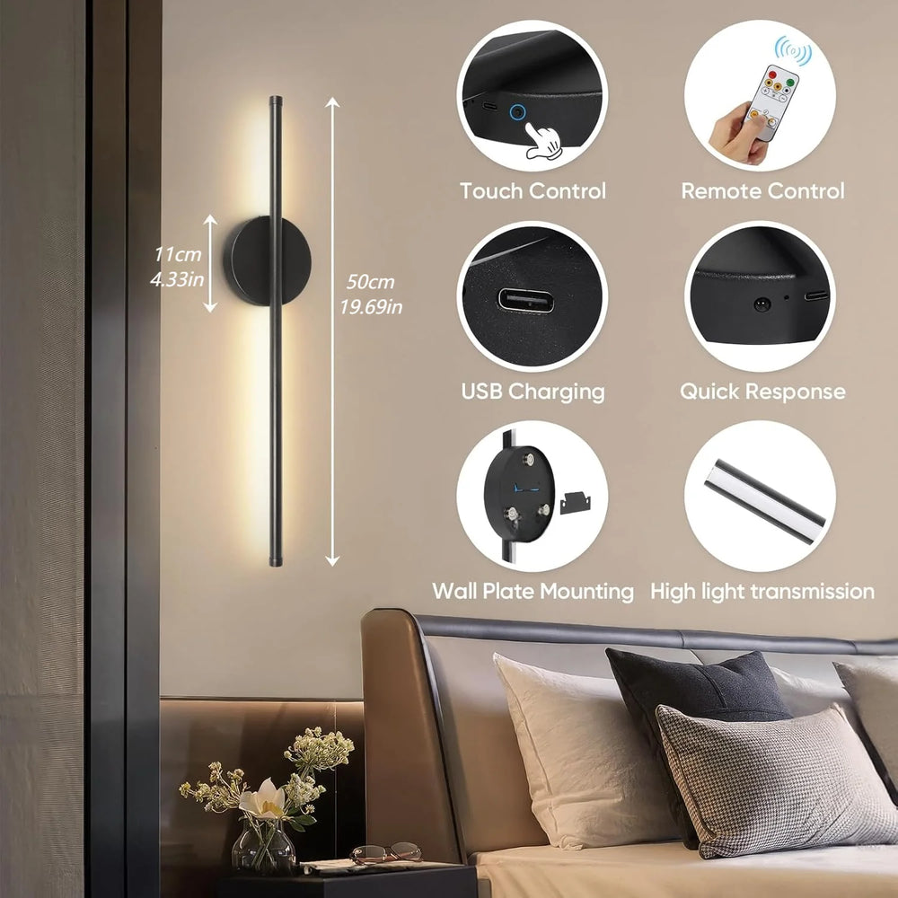 Cordless Dimmable Picture Sconce with Remote