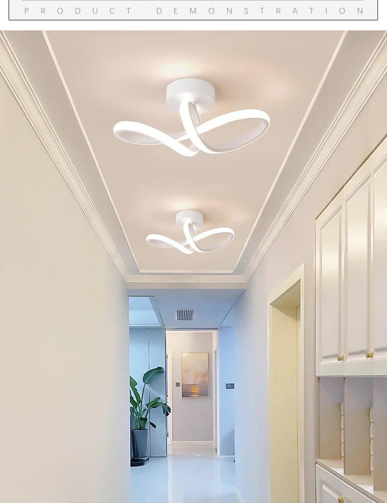Slim Aisle LED Ceiling Chandelier
