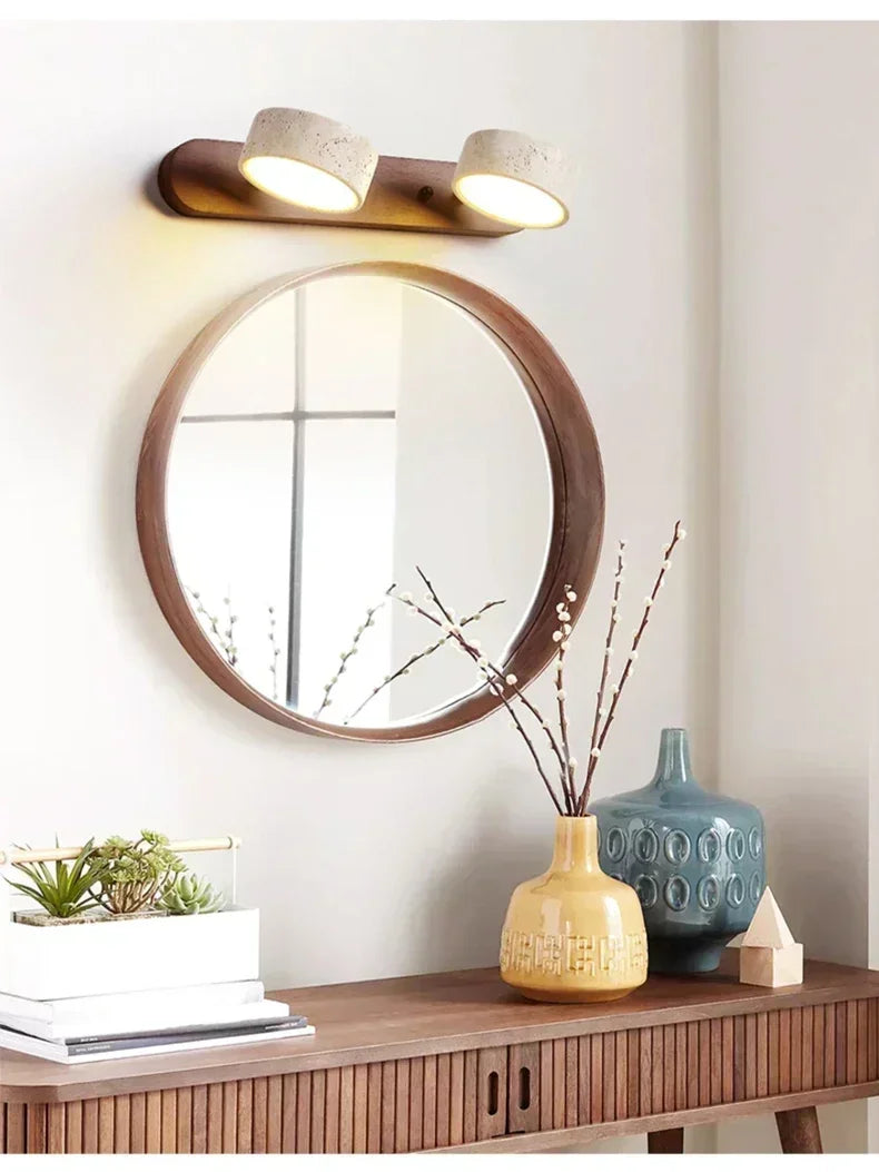 Travertine Spot Wall Light