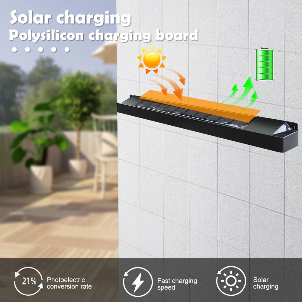 Solar Powered LED Fence Lights