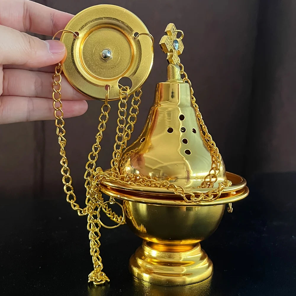 Hanging Metal Incense Burner for Meditation