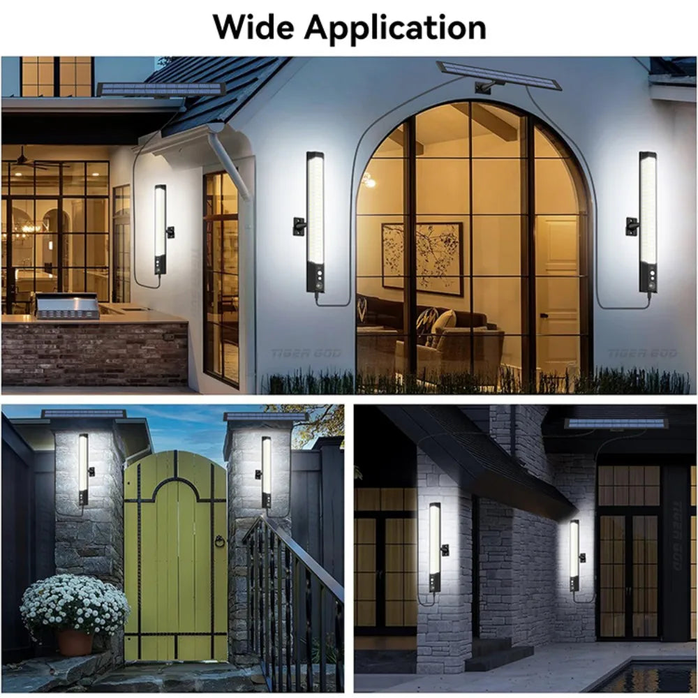 316 LED Solar Security Wall Light