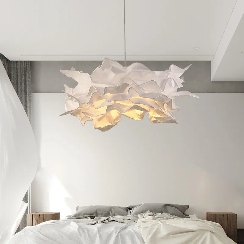 White Paper Cloud Pendant Light