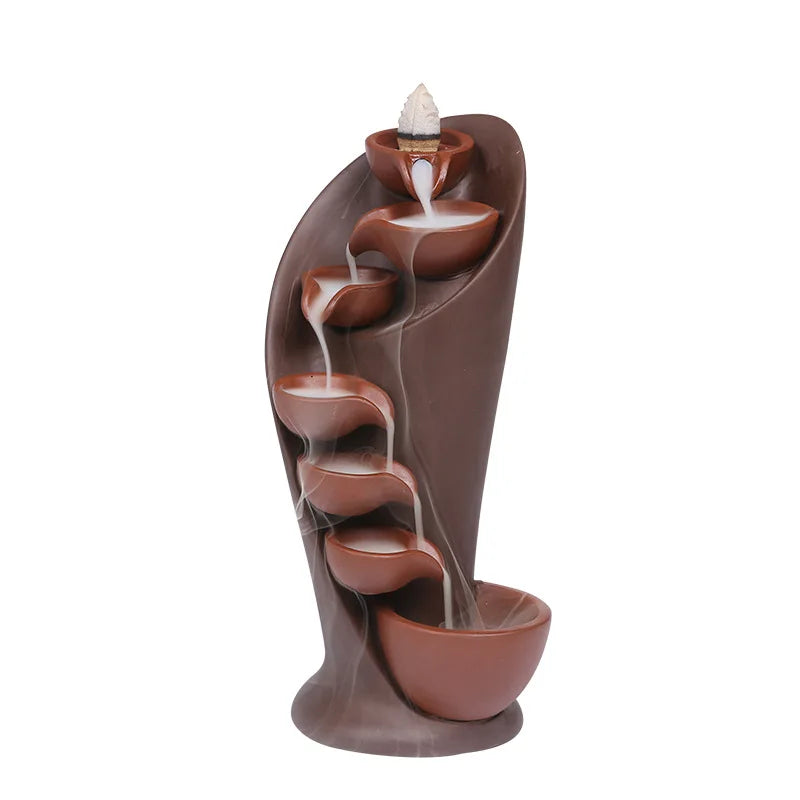 Handmade Torch Waterfall Incense Burner