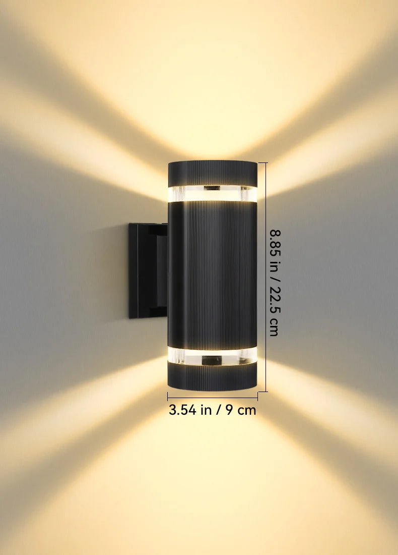 E27 Outdoor Up And Down Wall Sconce