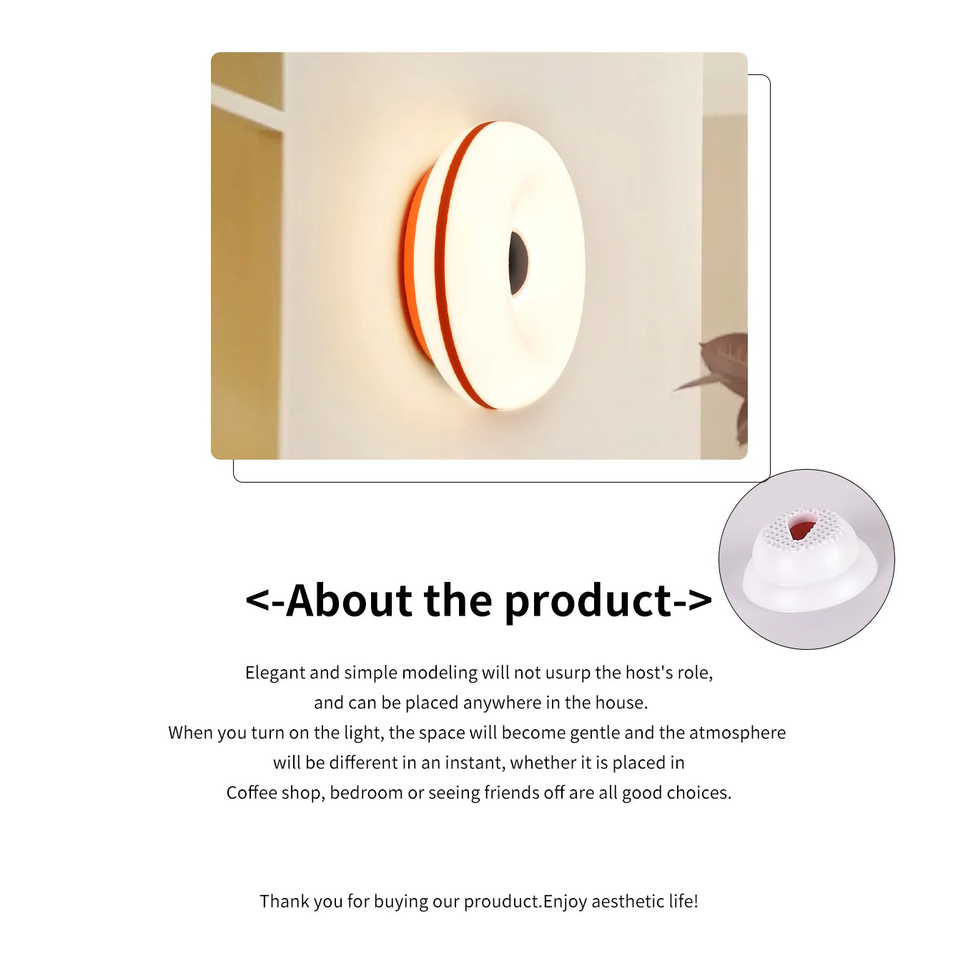 Bauhaus Donut Ambient Lamp