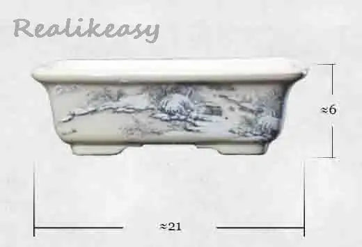 6Size Purple Sand Flower Pot Ceramic Bonsai Pot Handmade