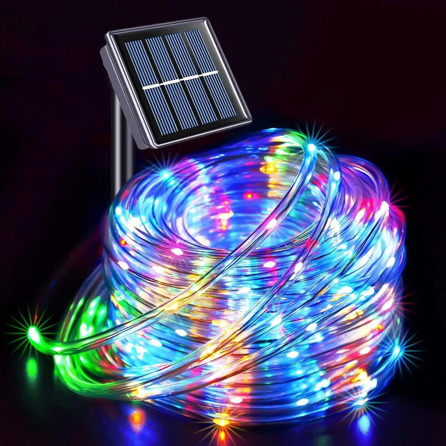 Solar Rope Garland String Lights