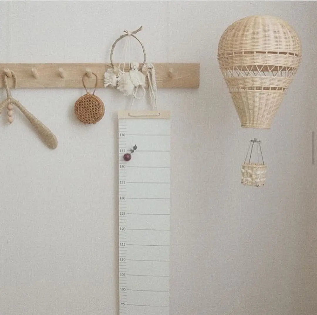 Rattan Hot Air Balloon Decor Hand-woven Wall Hanging Decor
