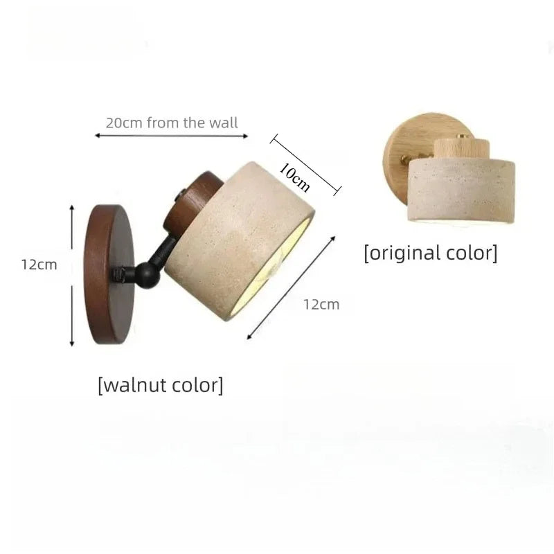 Yellow Cave Stone Wall Sconce
