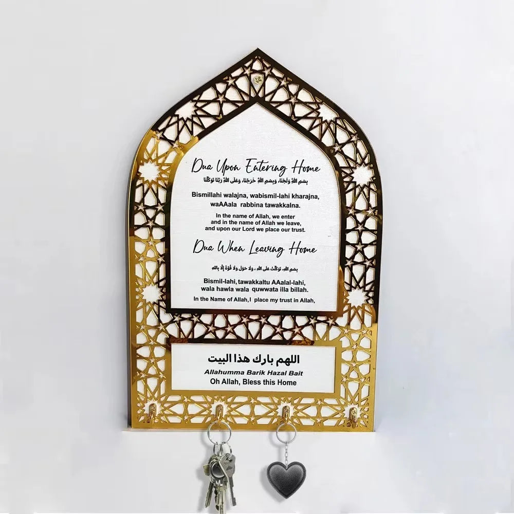 Wooden Wall Mounted Key Holder Rack