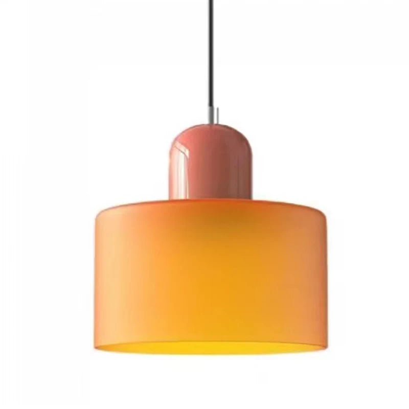 Two Tone Glass Pendant Light