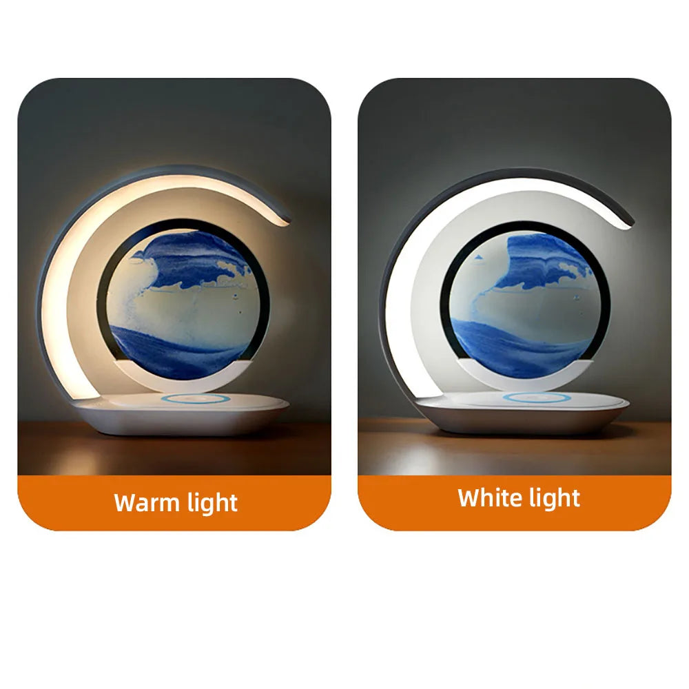 Quicksand Wireless Charging Table Lamp