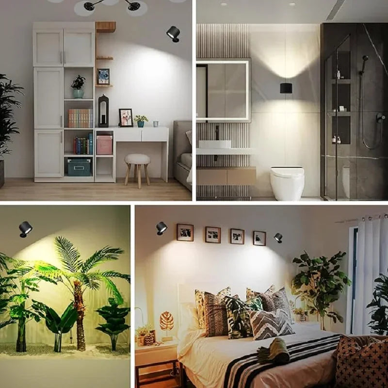 Mini Magnetic Dual Head Wall Light