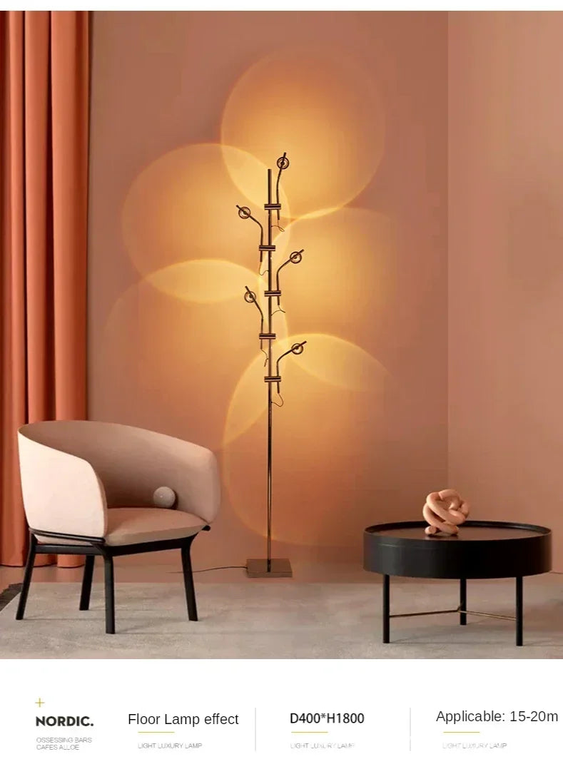 Nordic Rainbow Projection Floor Lamp