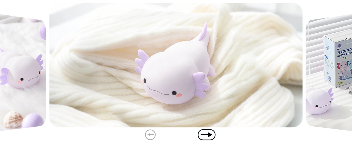 Axolotl Silicone Night Light