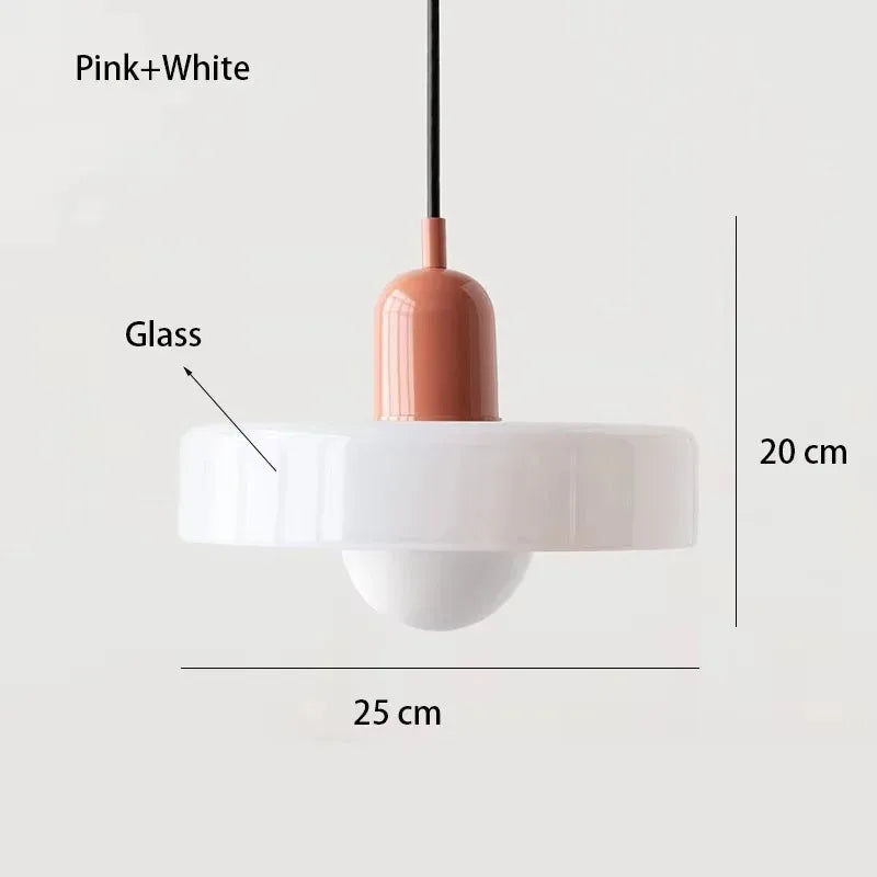 Nordic Retro Glass Pendant Light