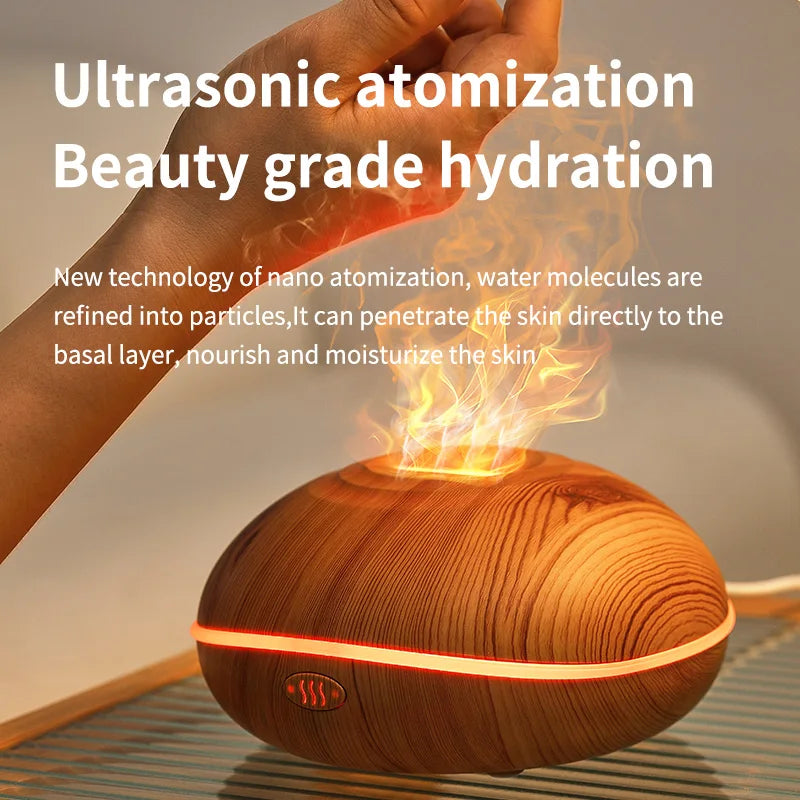 Aroma Humidifier flame Can Add Essential Oil Small AromaRelax Machine
