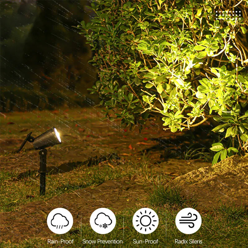 Adjustable Solar Garden Spotlight