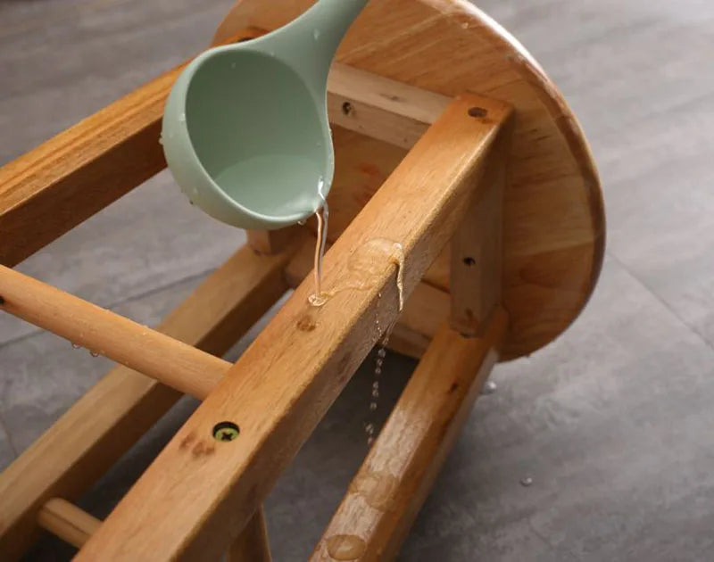 Solid Wood Round Stool