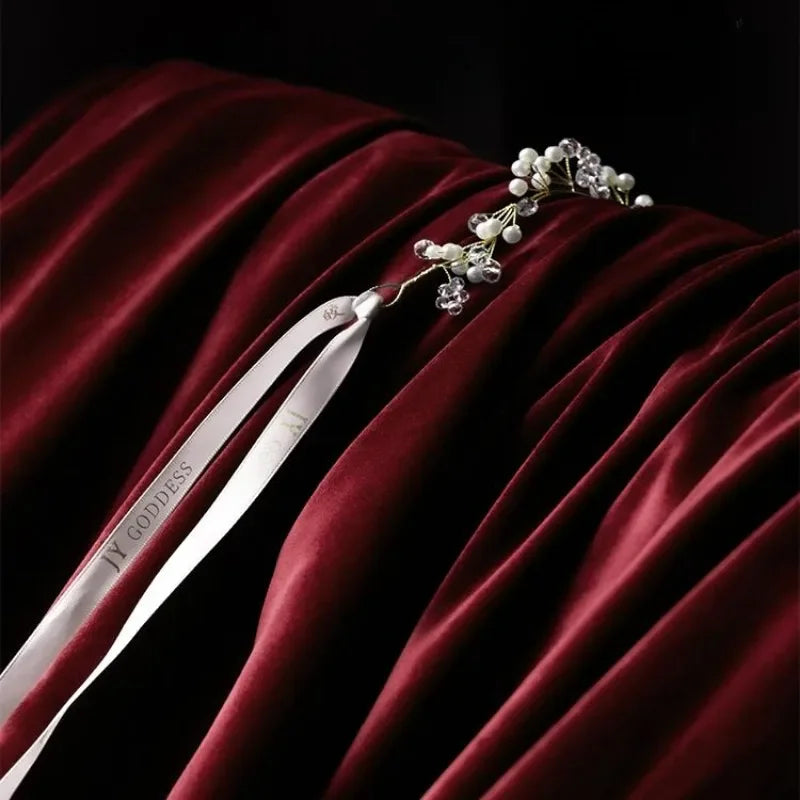 Burgundy Velvet Blackout Curtain