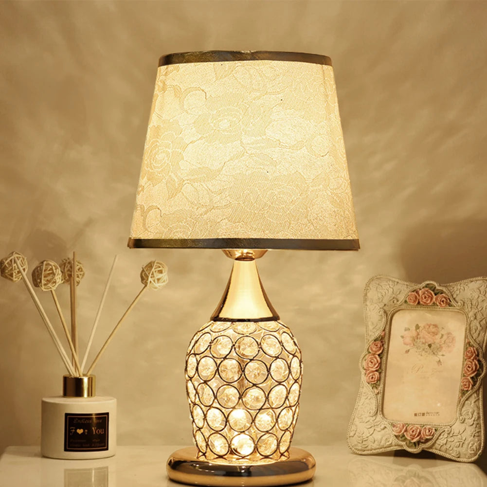 Crystal Base Table Lamp